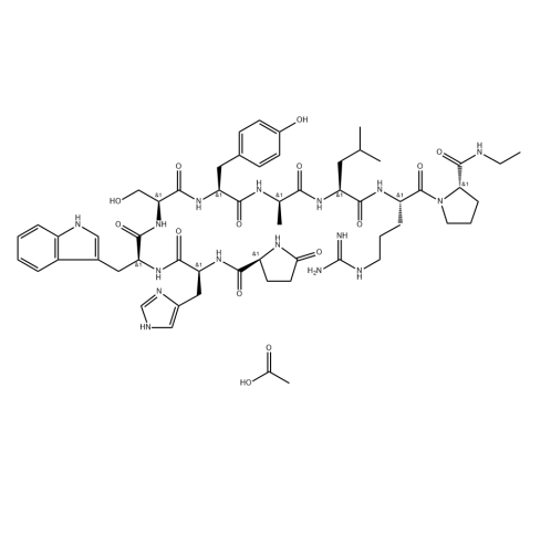 98% Polypeptide Hormones Alarelin Acetate CAS 79561-22-1 