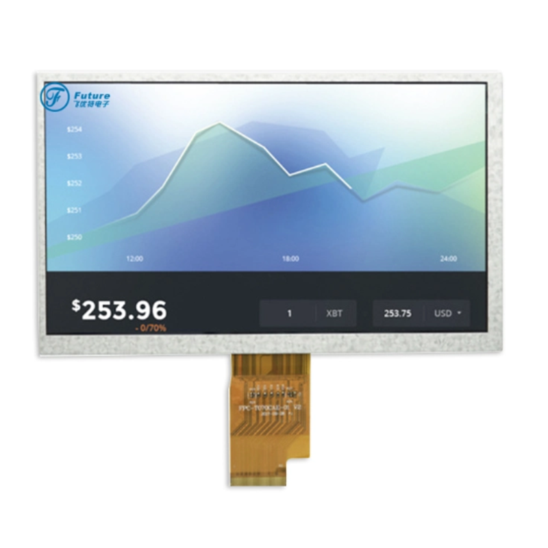 7.0" TFT Display with Brightness 300CD/M2 and 800*480 Resolution