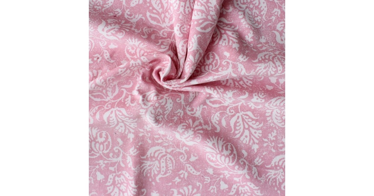 NEW! Princess Piama - Made in England- Soft Solid Cotton Blend Velvet Fabric in Soft Rose Pink | www.fancystylesfabric.com