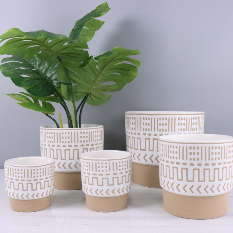 Hot Selling Elegant Type Indoor & Garden Ceramic Pot