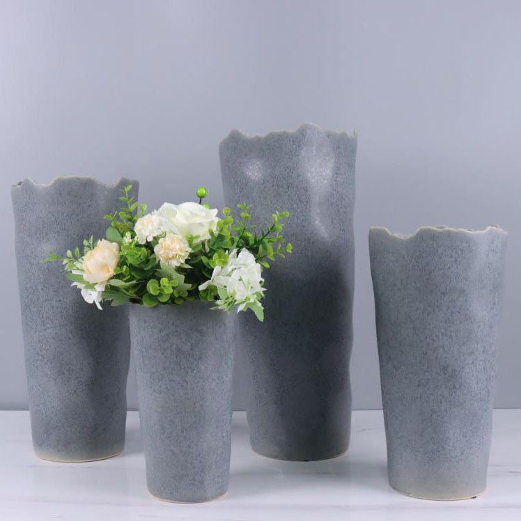 Irregular Shape Indoor & Garden Ceramic Planter & Vase
