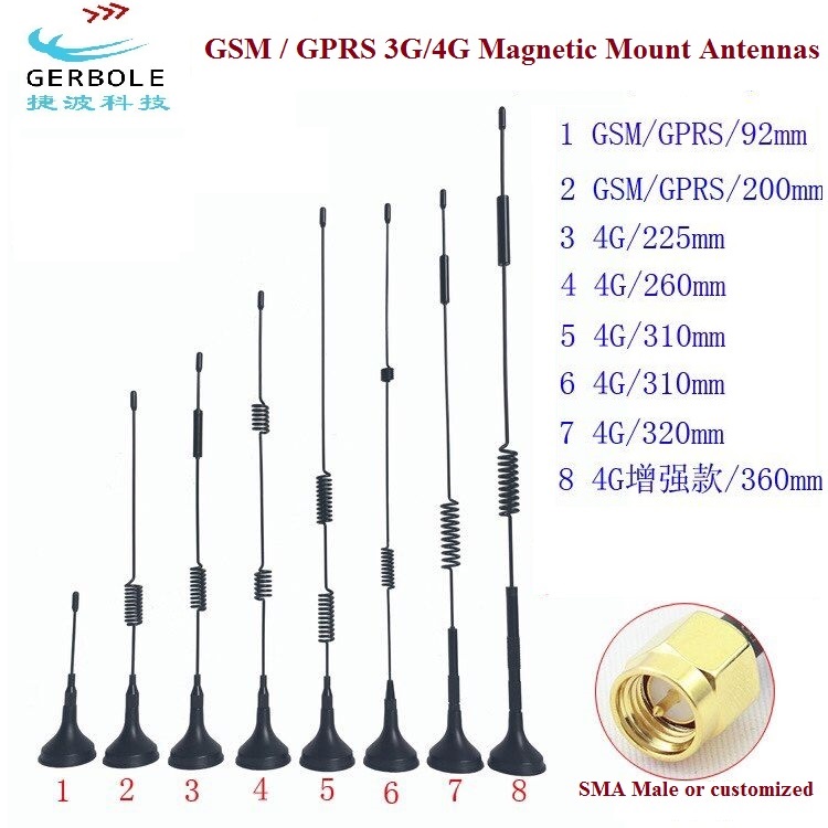 4G LTE 800-2700MHz Magnetic Mount Antenna Communication Antenna MIMO Antenna