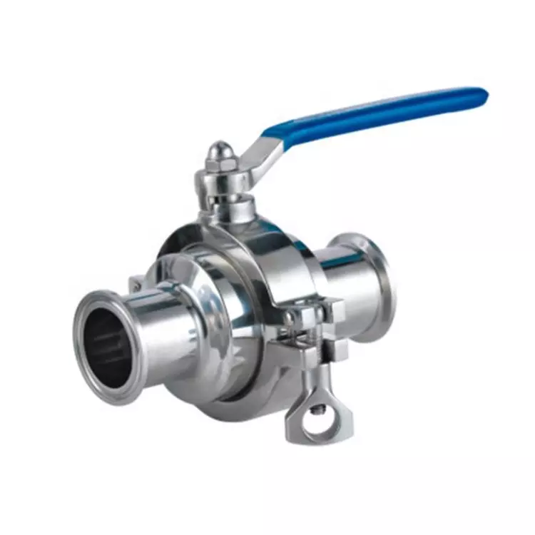 Stainless Steel Precision Casting/Investment Casting Sanitary Straight Ball Valve