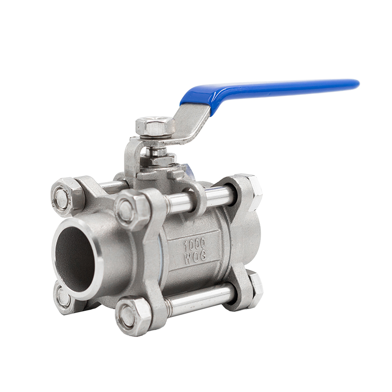 Stainless Steel Precision Casting/Investment Casting THREE-PIECE Threaded Ball Valve