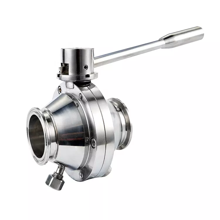  Stainless Steel Precision Casting/Investment Casting Sanitary Straight Ball Valve