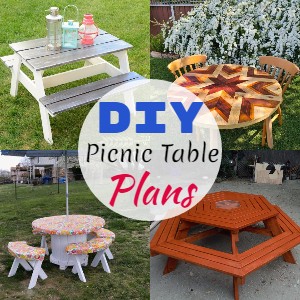picnic table plans Archives - BuildEazy