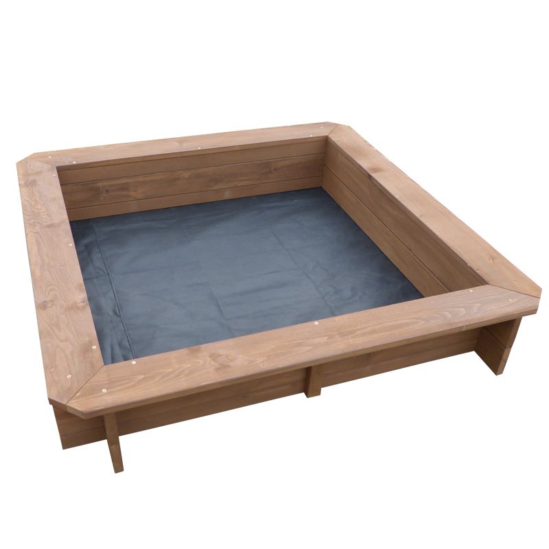 C051 Good Quality Wooden Sandbox with Seat for Kids