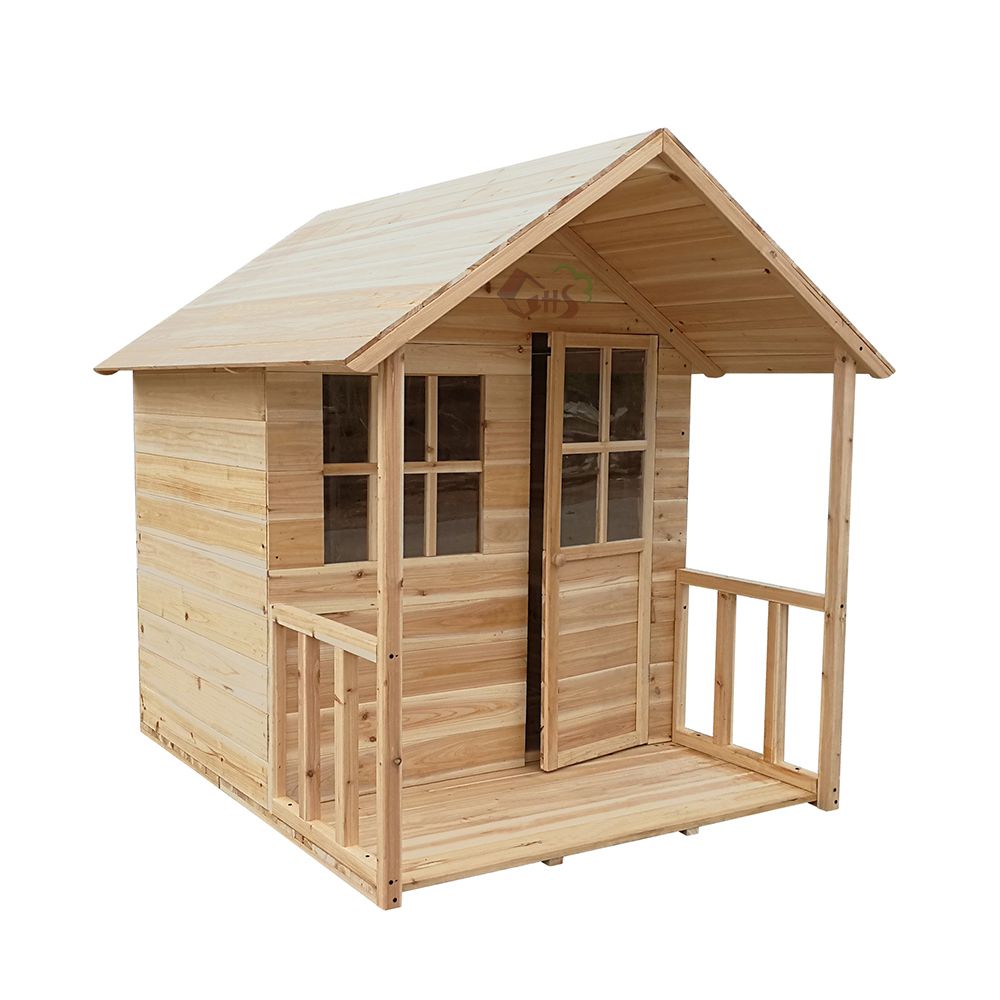 C409 Outdoor Wholesale Garden Wood Play House for Kids Cubby House Supplier