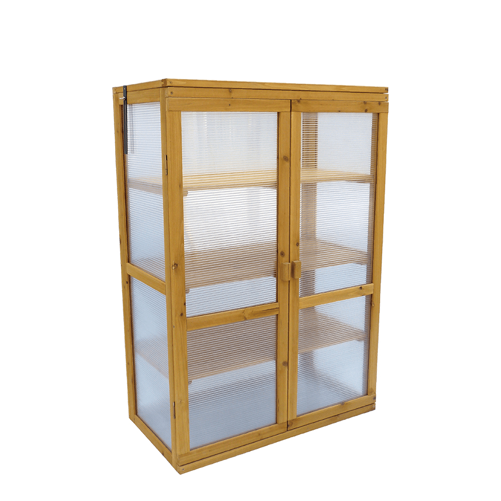 G423 Wood Multilayer Garden Greenhouse With Plexi Glass