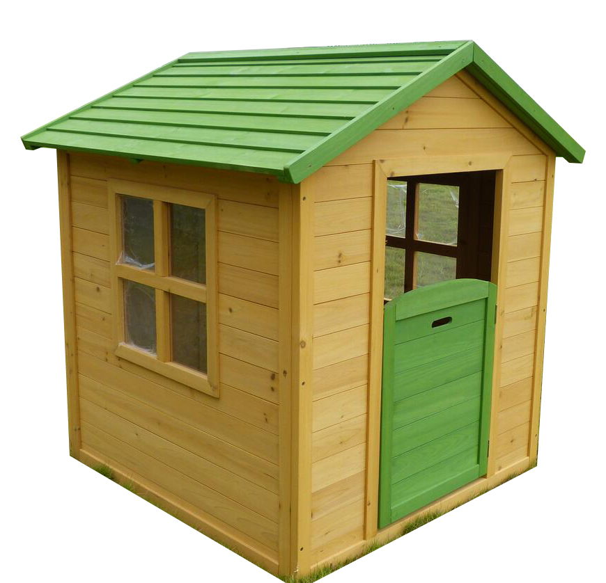 C091 Simple Wooden Children Outdoor Playhouse for Sales