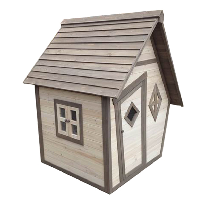 C031 Simple and Small Cubby House Wooden Kids Playhouse