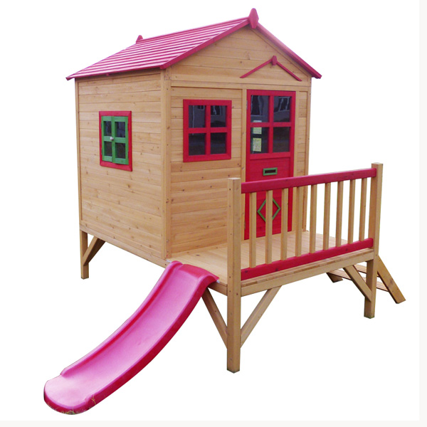 C019 Outdoor Wooden Kids Garden Playhouse