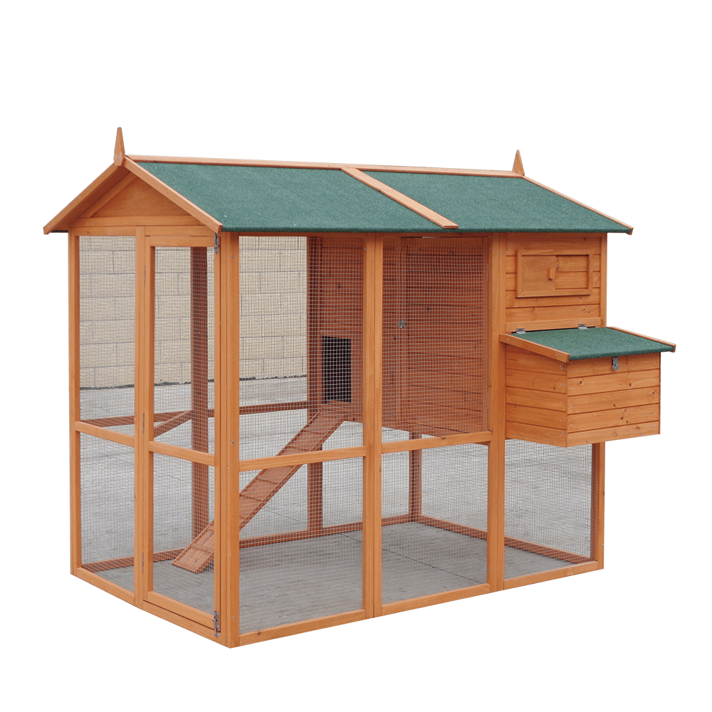 P512 Weather-Proof Chicken Coop Wth Storage And Large Space