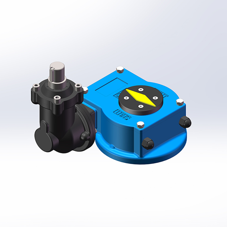 Efficient Multi-Turn Gearbox with Worm Drive