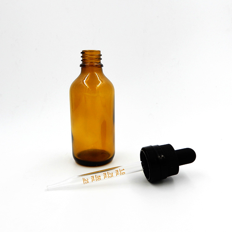 Gyl Amber Glass Dropper Bottle With 0.25ml To 1.0ml Graduated Pipettes