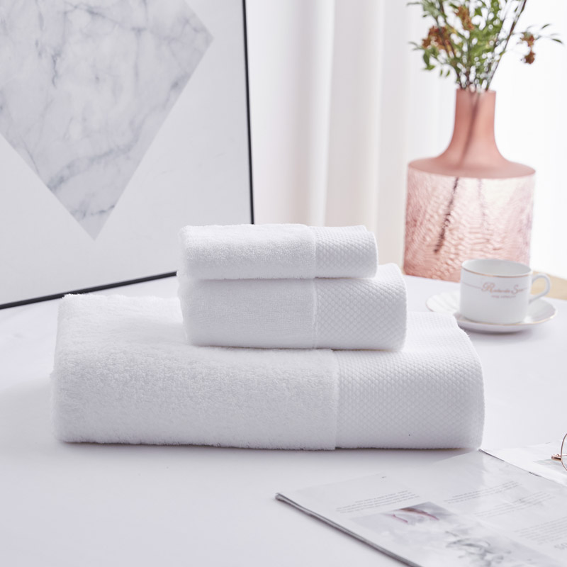 Hotel white Towels Bath Collections China Manufacture