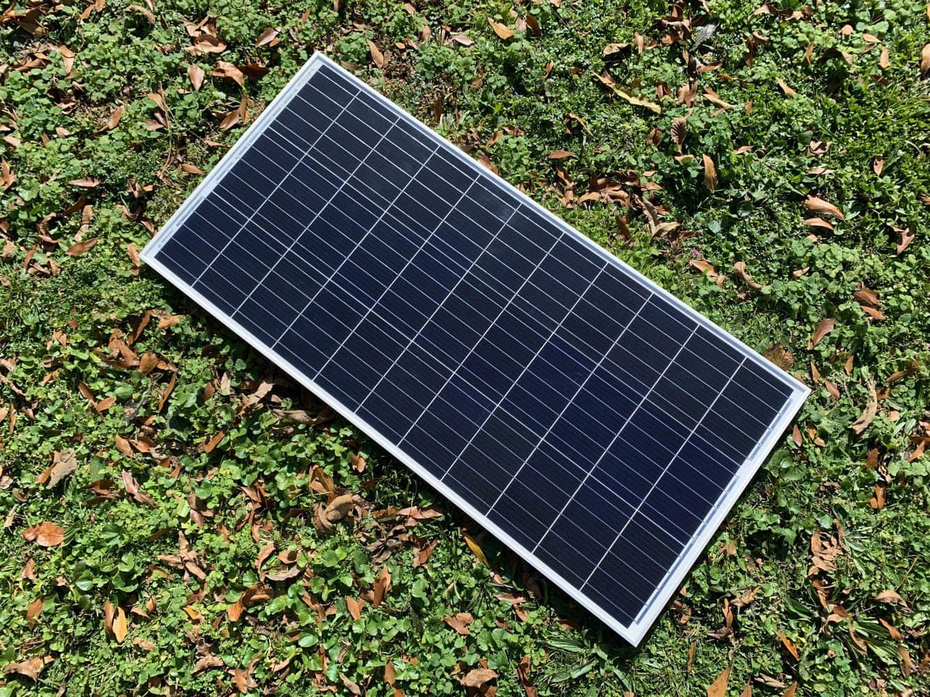 100W Monocrystalline Solar Panel Kit for Off-Grid Homes, RVs, and Boats - Includes Mounting Brackets, Charge Controller, and Solar Cables