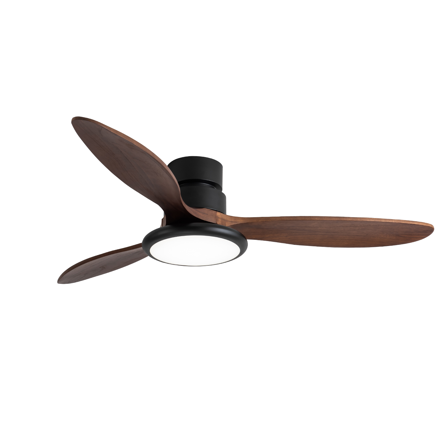 Modern Simple Decorative Wooden Fan Cele Remote Control Dc Bldc 3 Blade Cheap Price Inverter Ceiling Fan for Living Room