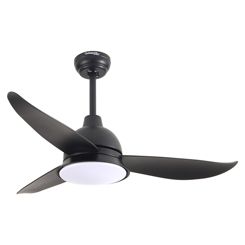 220v 52 Inch Black Fan Ceil Modern Light 3 Abs Blades Dc Bldc Orient Ceiling Fan with Remote Control