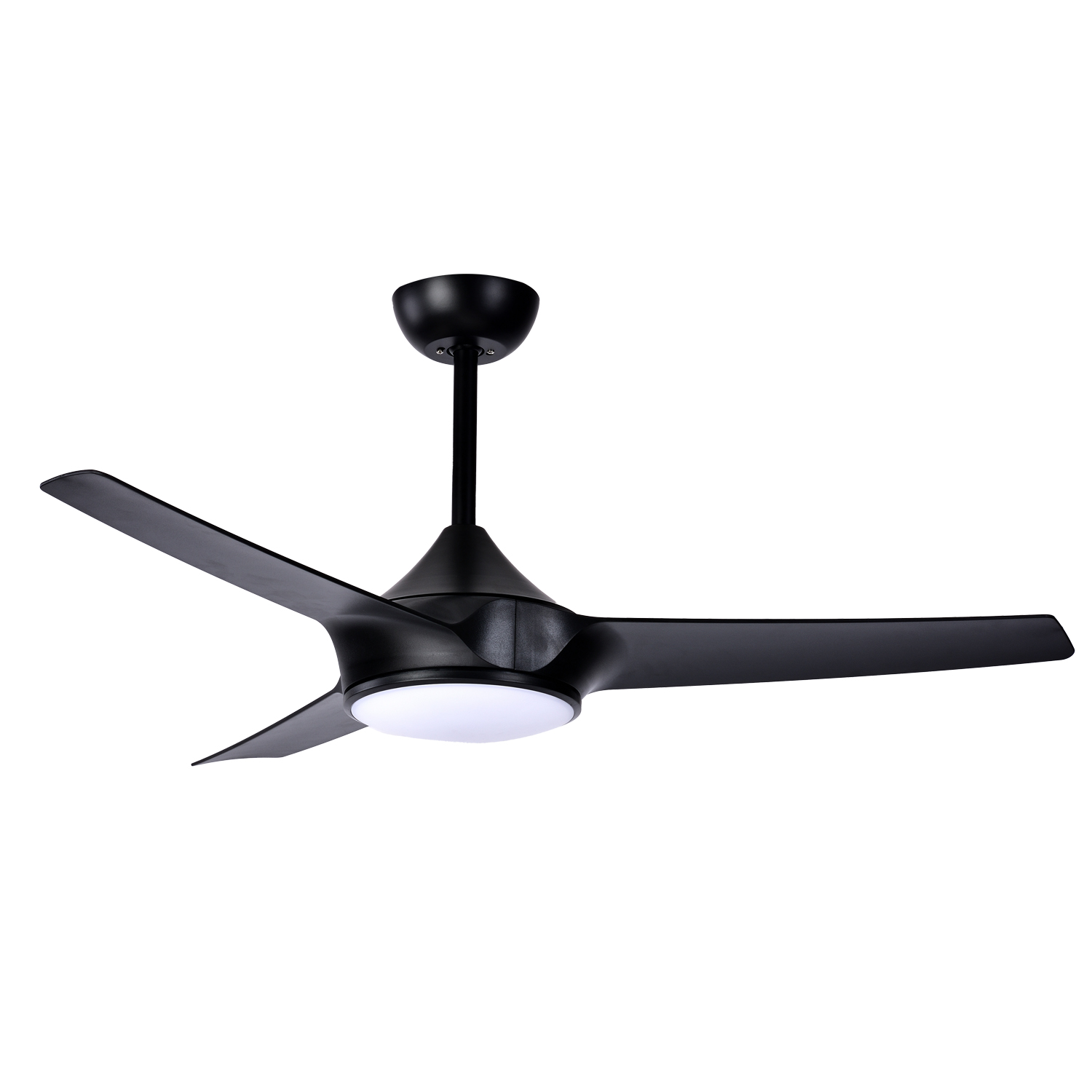 Modern 220 Volts 3 ABS Blades Ceiling Light and Fan Remote Control Dc Bldc Ceiling Fans Cooling