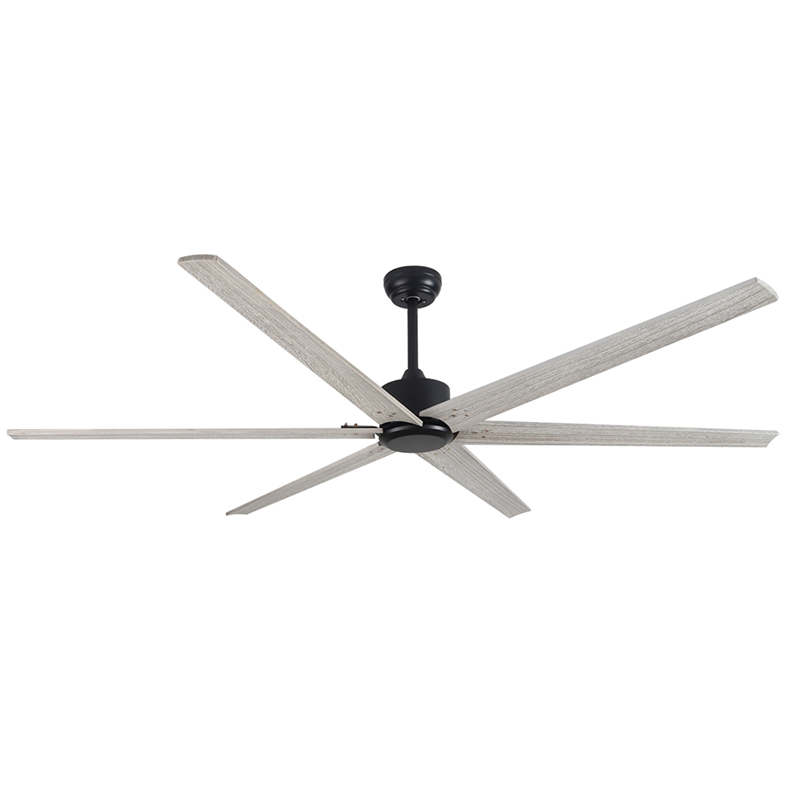 100 Inch 8ft Cieling Fan Large Dc Motor Remote Control 6 Wooden Blades Big Size Ceiling Fan for House Ceiling