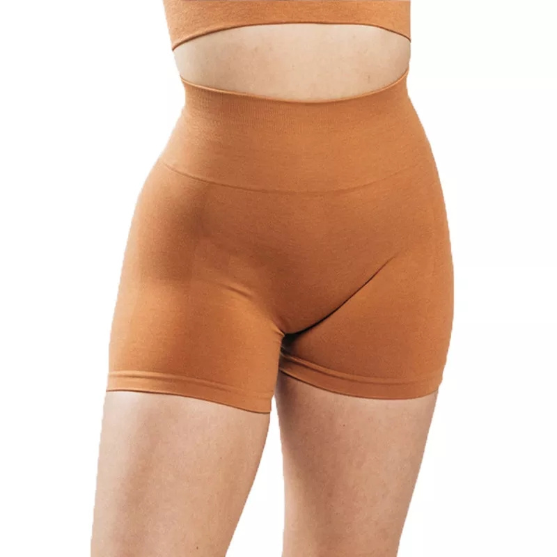 Customized LOGO Women High Waist Seamless  Shorts fitness shorts For Women
