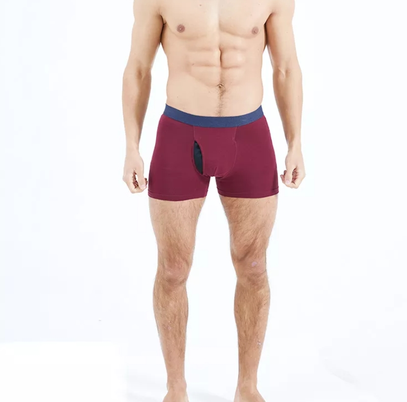 Custom Antibacterial Anti-Odor  Cotton Seamless Boxer Shorts Soft Breathable Underwear For Men