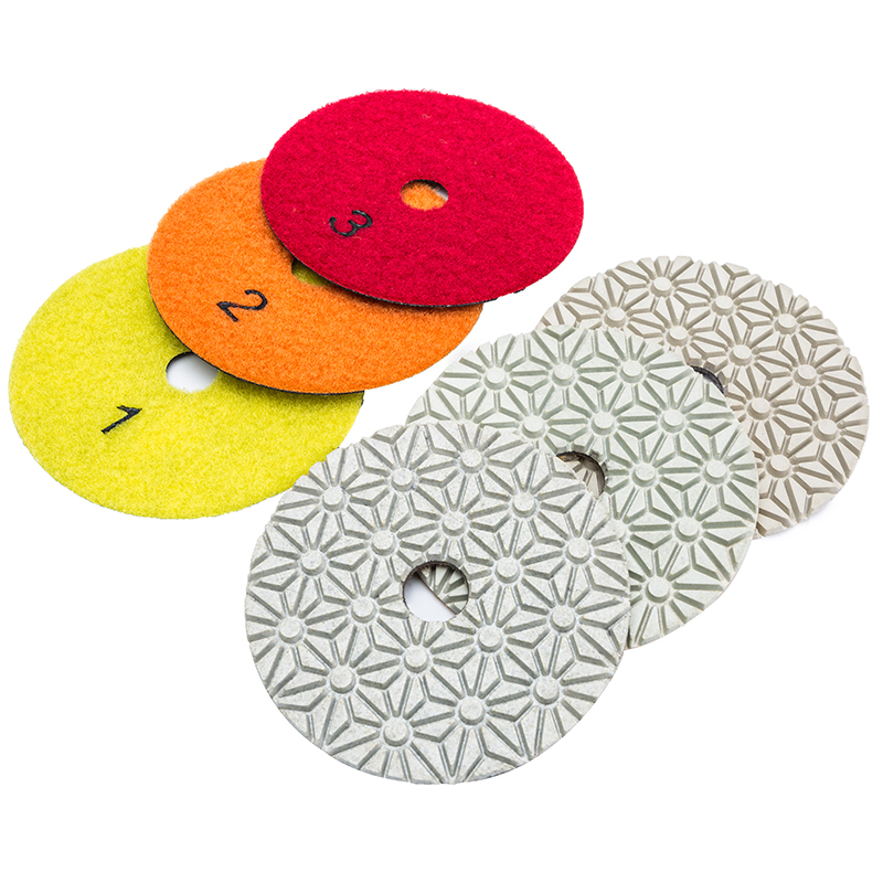 3 Step Wet Diamond Polishing Pad for Stone