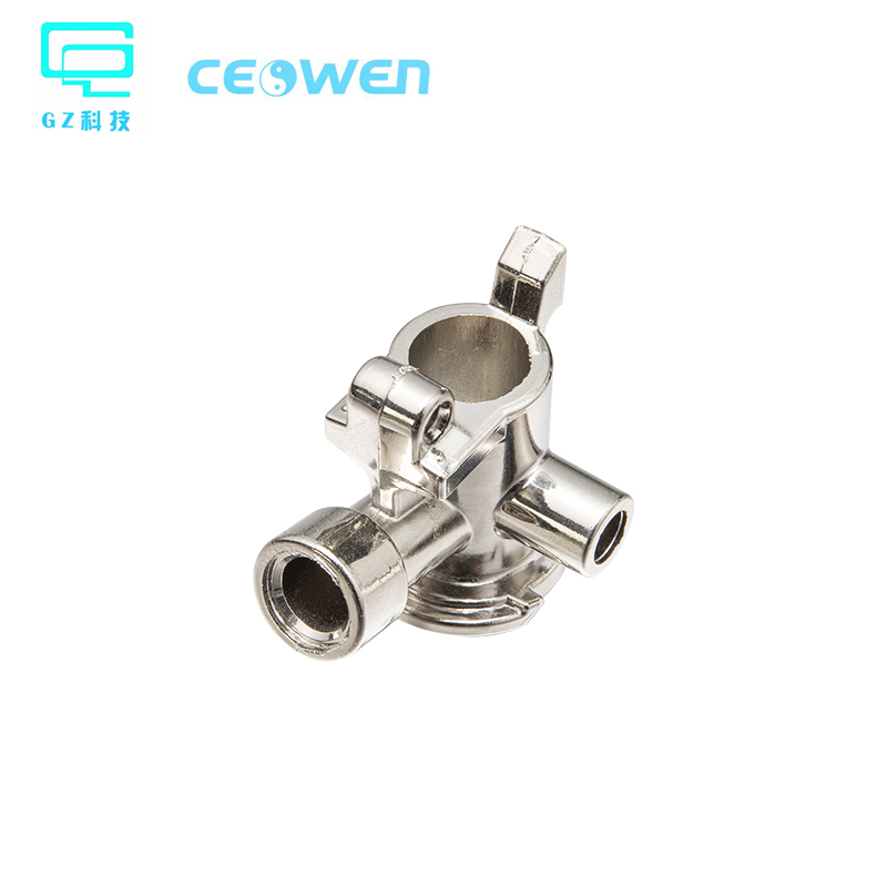 Aluminum alloy tee valve body, beer equipment