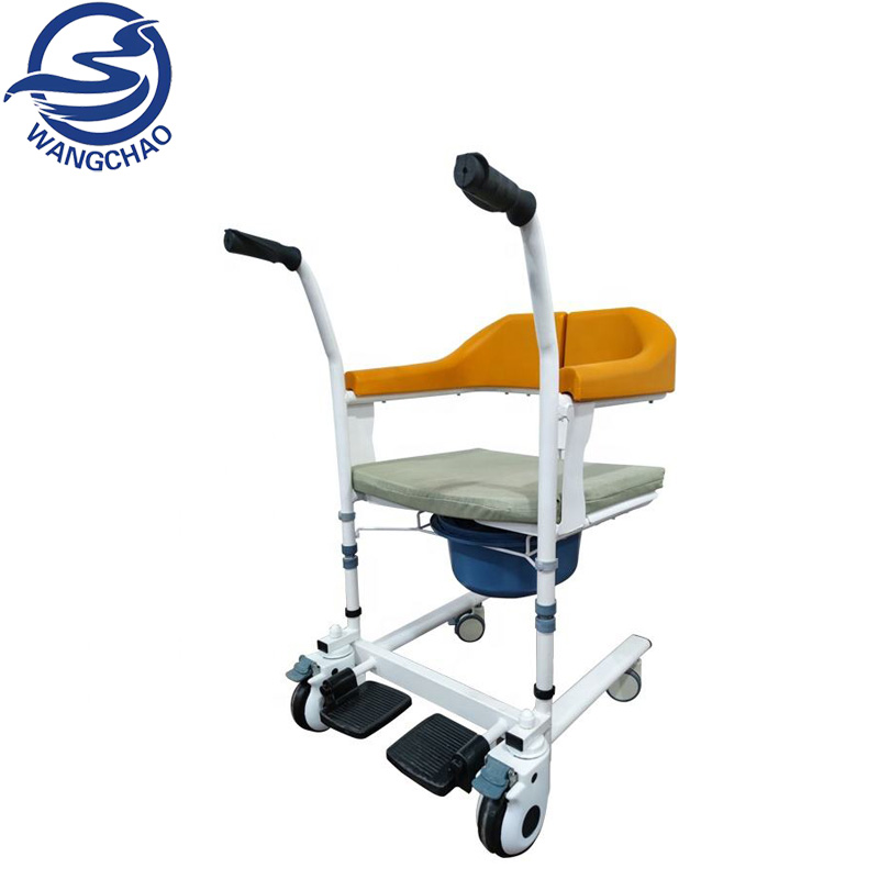 Rehabilitation wheelchair portable toilet chair