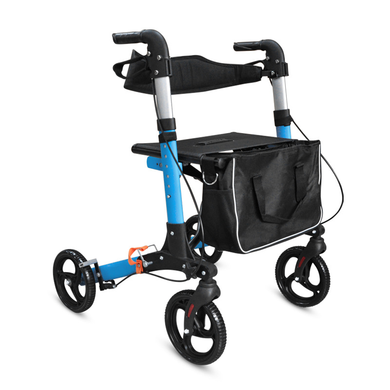Convenient One-Handed Folding Walker for Easy Mobility