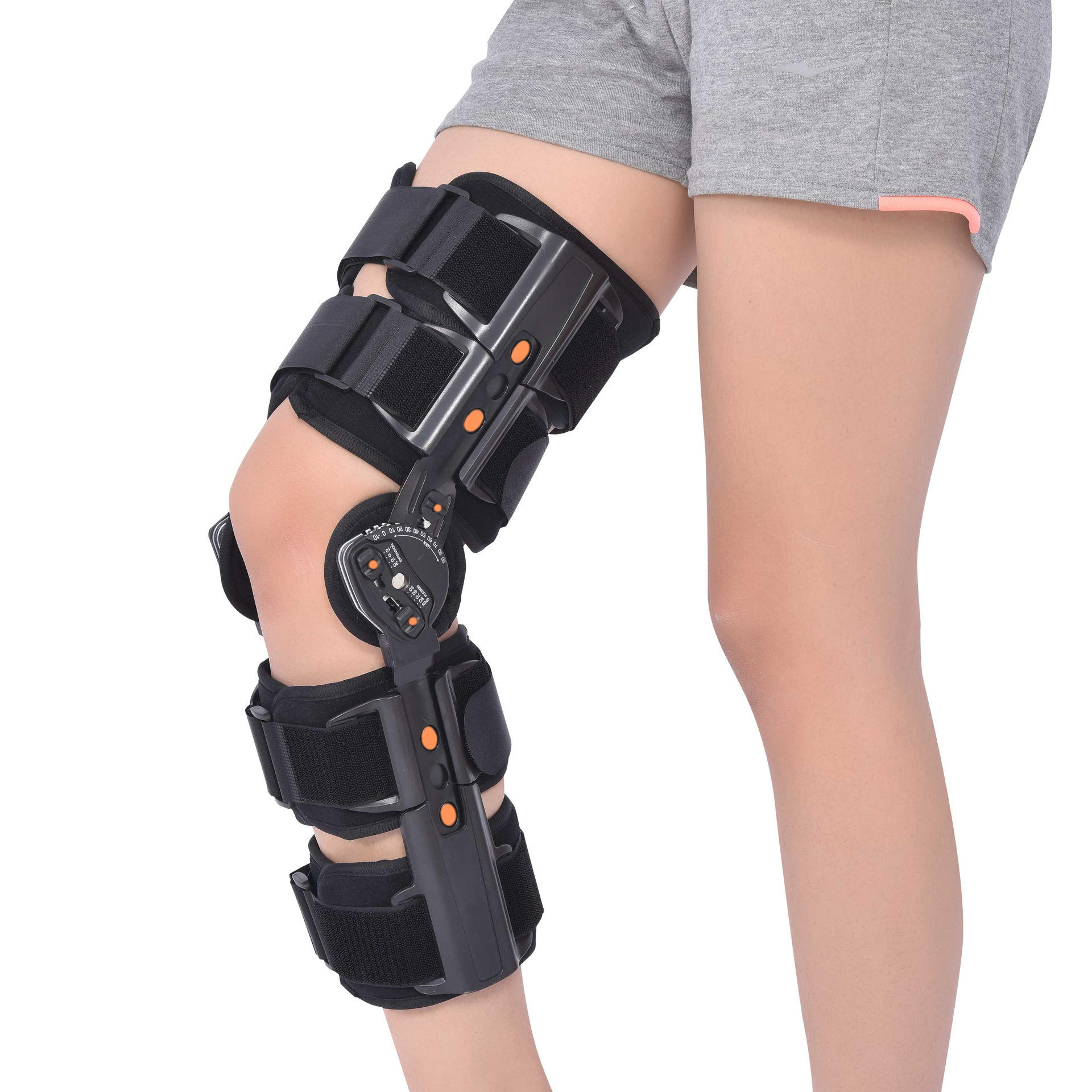 RG-021 Knee and Leg Fixation Braces for Post-operative Rehabilitation Fixation of Knee Fractures