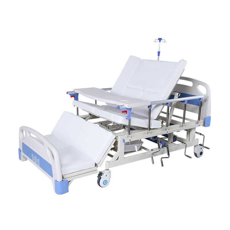 DB-002 Manual Medical Turning Care Bed for Elderly with Bedpan