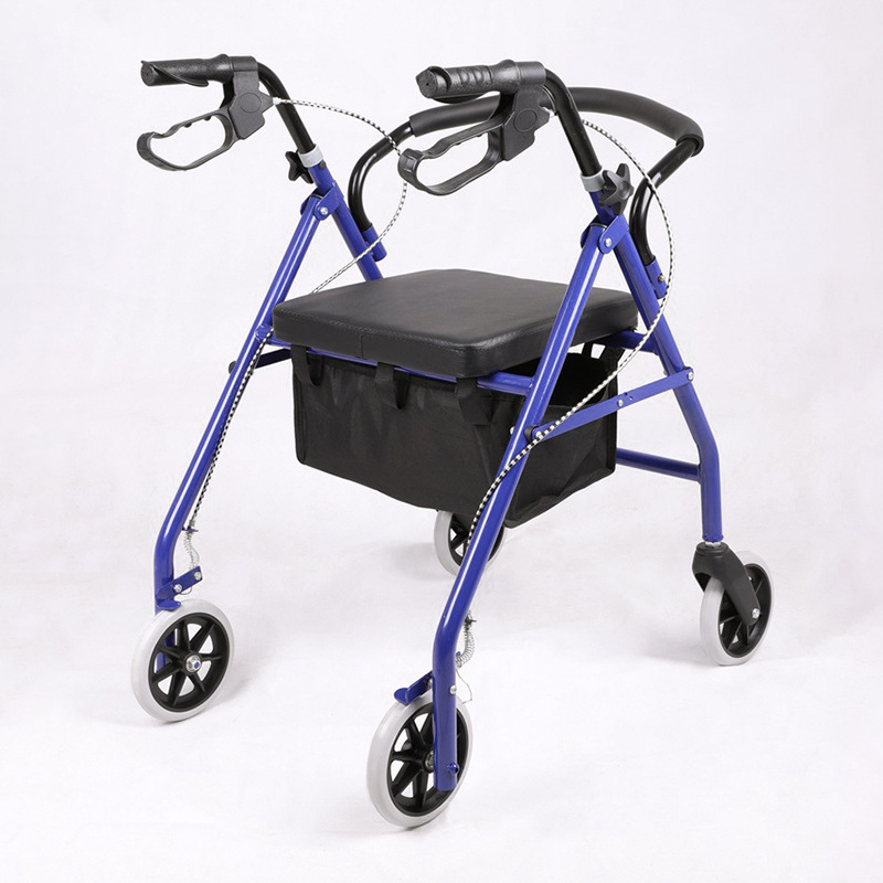 Wholesale RW-024 Walking Assistance Rollator for The Elderly with Shopping Bag