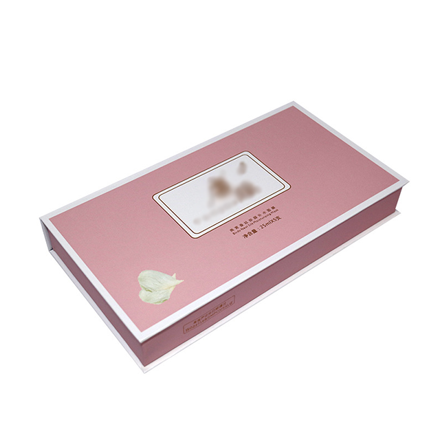 Wholesale Pink Hard Paper Essence Oil Packaging Empty Rigid Cosmetic Box