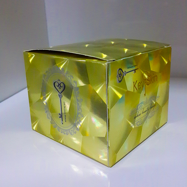 Chinese Custom Luxury Bright Gold Silver Cardboard Printing Logo Gift Cosmetics Paper Boxes