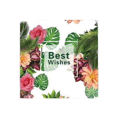 Custom Printing Flowers Self Adhesive Stickers Custom Design Square Label stickers for Advertisement