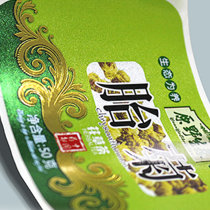 Custom Printing Paper Reverse UV Labeling Stickers