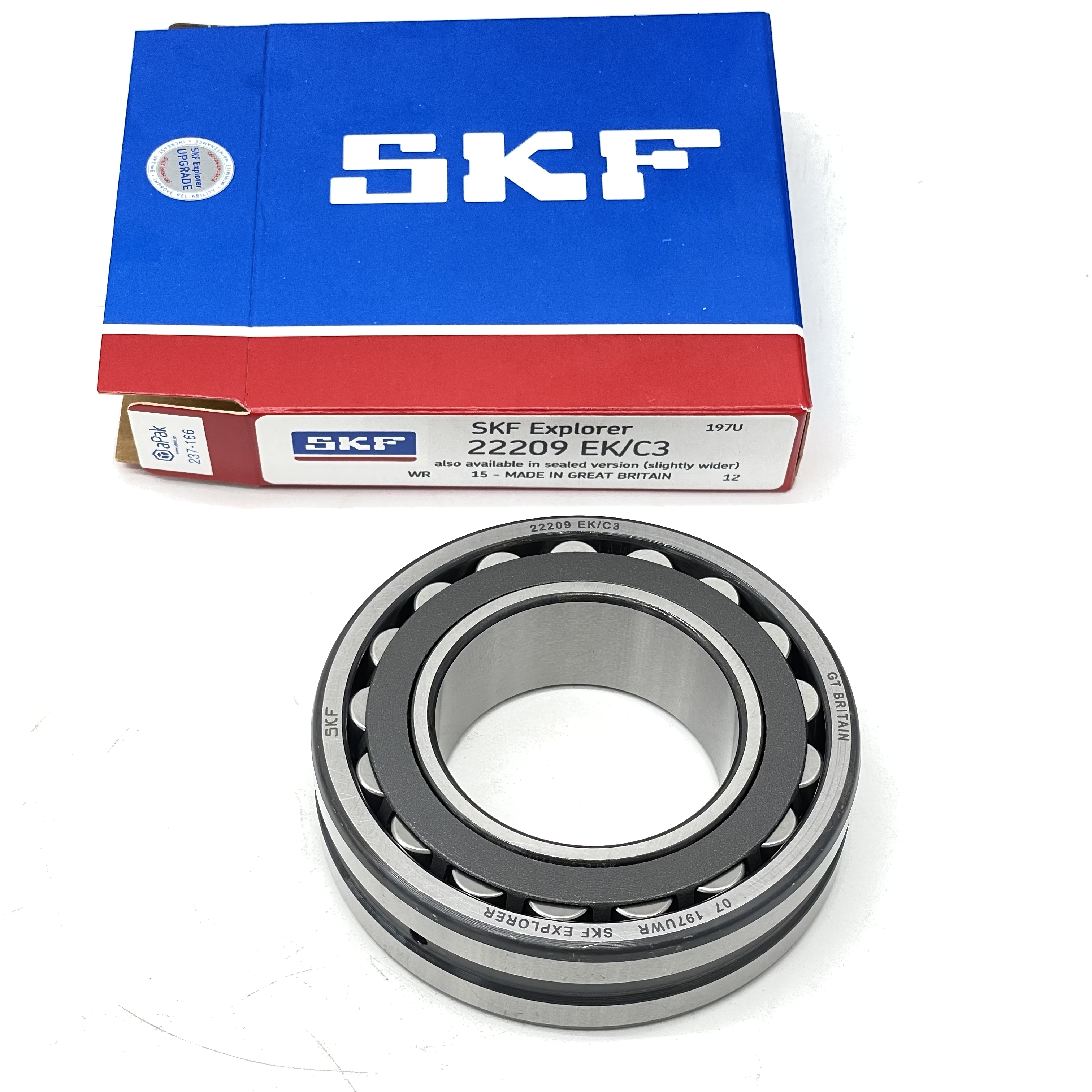 SKF self-aligning roller bearing 22209E-22216E industrial tapered roller bearing supplied by the manufacturer