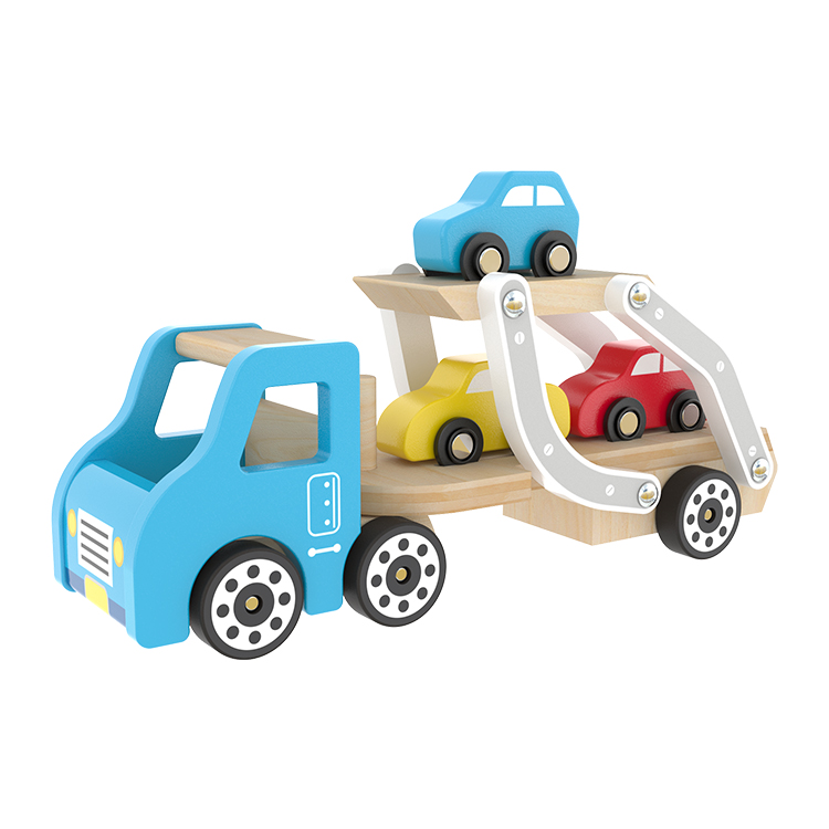  Little Room Car Carrier | Truck and Car | Wooden Transport Toy Set