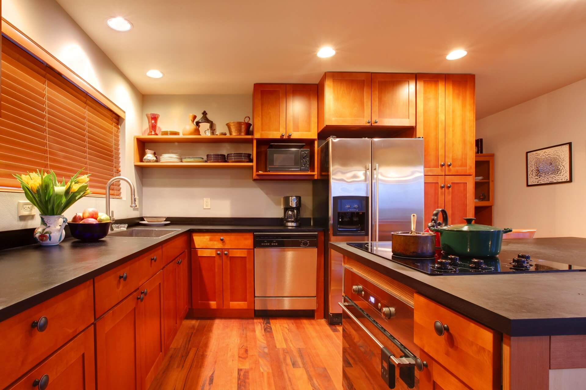 Wooden Kitchen, Color: Red - JCPenney