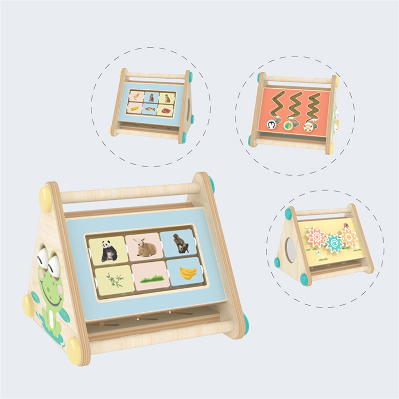 Little Room Creative Toy Box Montessori memory matching Multi-function Educational Activity Box Interactive Game Triangle box Toys for kids
