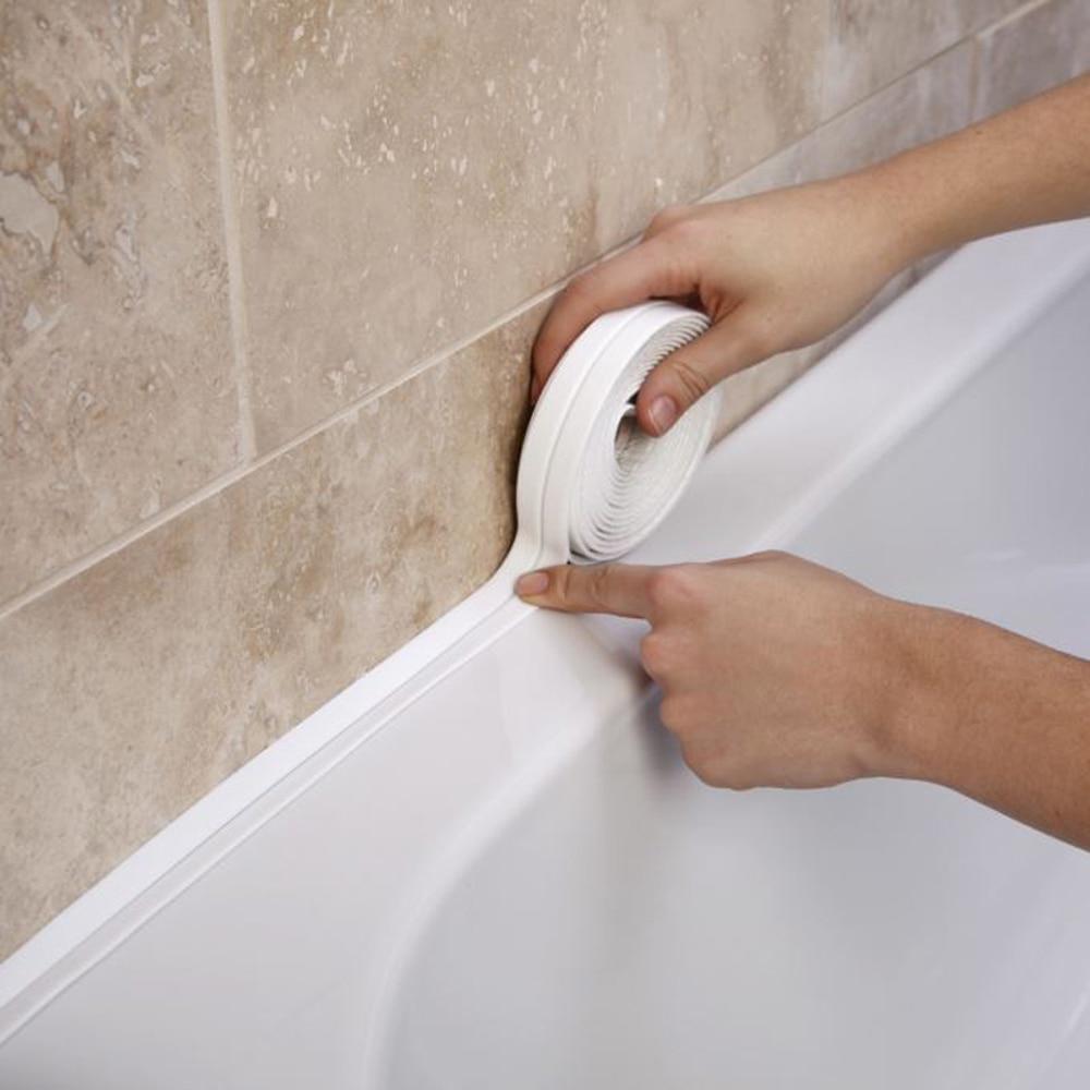 3.2m Waterproof Bathroom Wall Corner Caulking Strip Mildew Proof Tape - LinTape