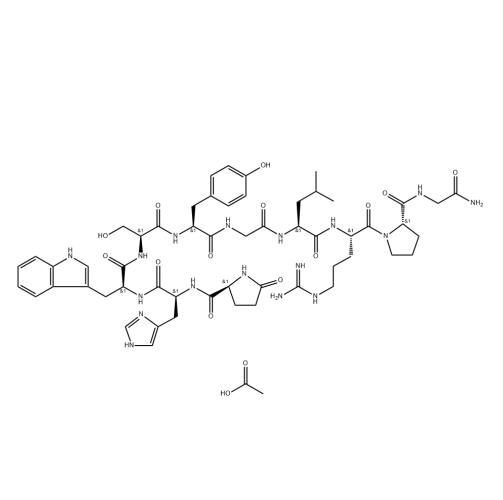 99% Purity Active pharmaceutical ingredient CAS 34973-08-5 Gonadorelin Acetate
