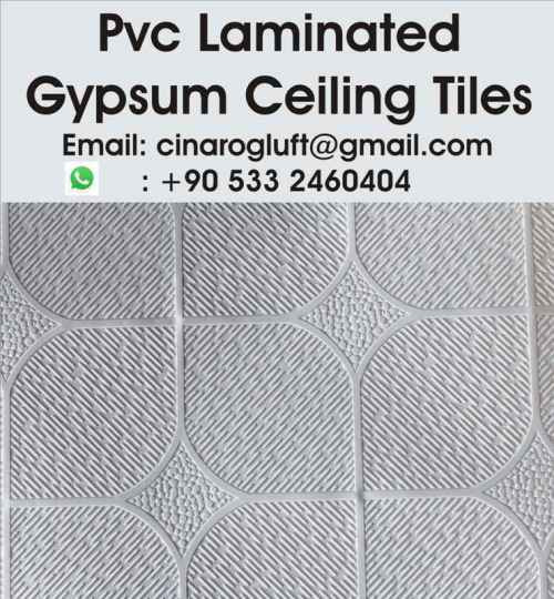 PVC Laminated Ceiling Gypsum Board (595*595 603*603mm) - Plasterboard Ceiling - Ceiling - Construction & Decoration - Products - Yj-Tools.net