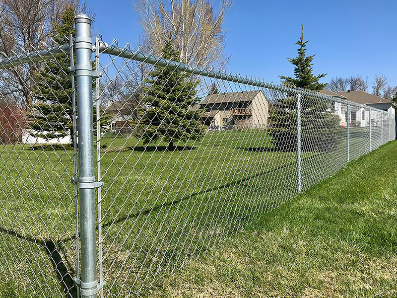 6-Foot Hot-Dip Galvanized Chain Link Fence, Temporary Fence, Garden Fence for Sale
