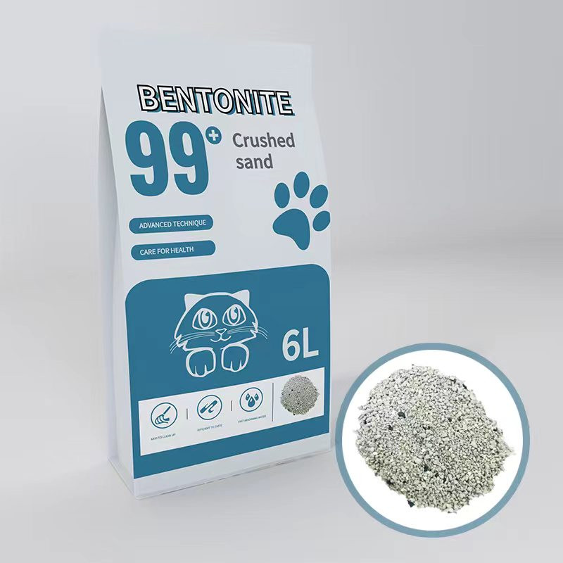  Sodium-Based Raw Ore Crushing, Agglomerate Bentonite Cat Litter