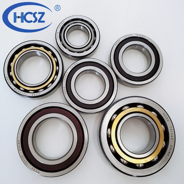 HCSZ Export Standard Angular Contact Ball Bearing Stainless Steel Gcr15 7001 for Auto Parts