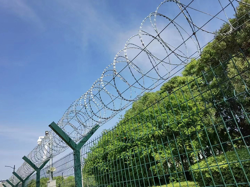 razor wire  Anti-Climbing Metal Fence for Important Places