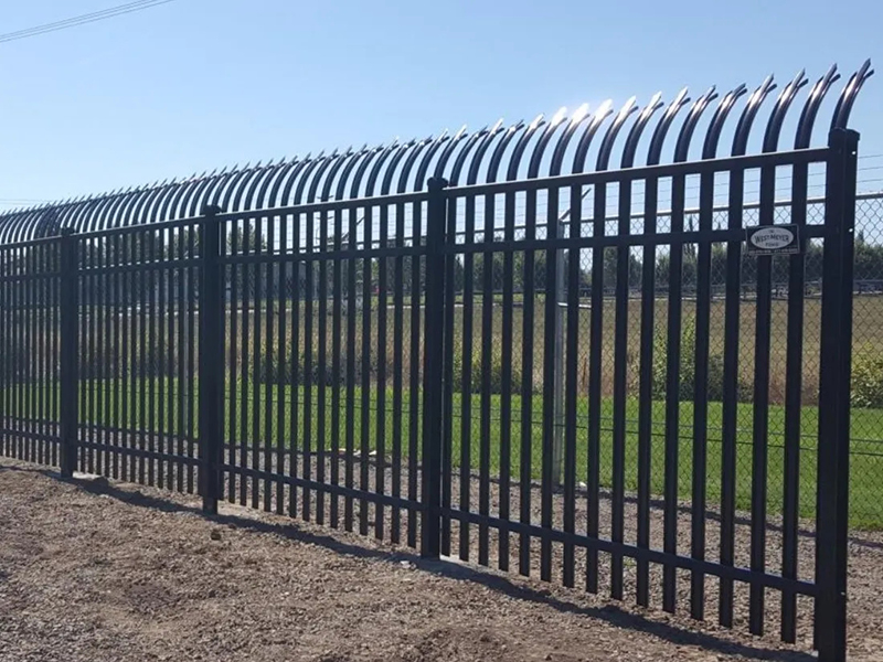 Galvanized Steel Fence Fence European Style Fence Design